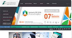 Desktop Screenshot of cpic.org.ar